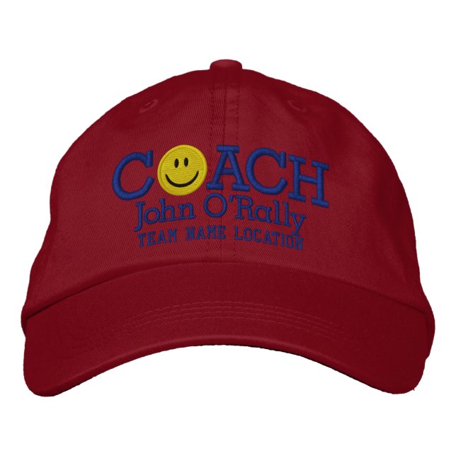 Personalise Coach Cap Your Name Your Game! (Front)