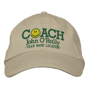 Personalise Coach Cap Your Name Your Game!