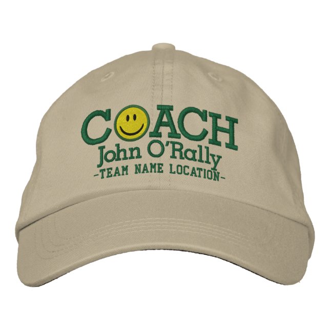 Personalise Coach Cap Your Name Your Game! (Front)
