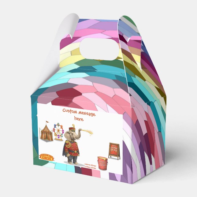 Personalise: Colonel Klinger, custard slinger Favour Box (Front Side)