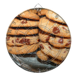 Personalise Cookies Dessert Chocolate Chip Sweets Dartboard