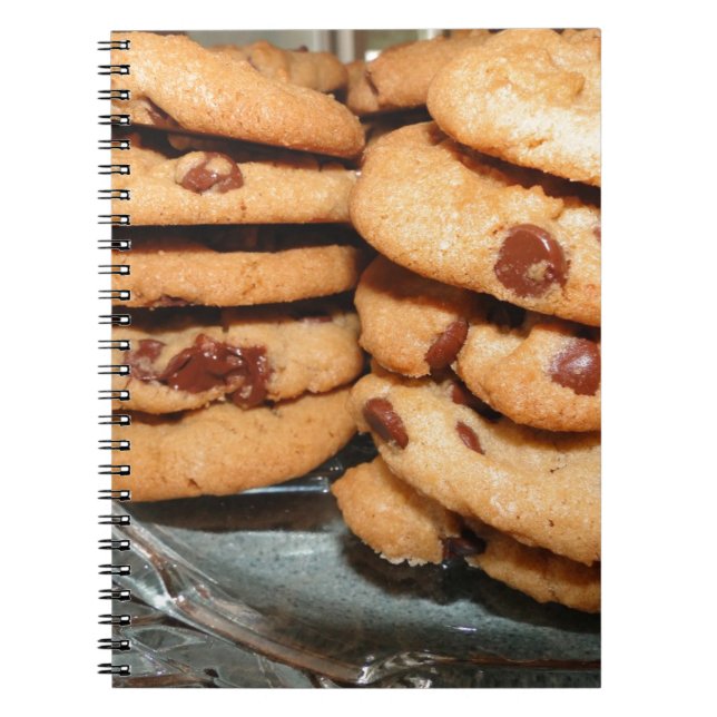 Personalise Cookies Dessert Chocolate Chip Sweets Notebook (Front)