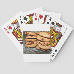 Personalise Cookies Dessert Chocolate Chip Sweets Playing Cards