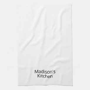 Personalise Custom Name family business bakery Tea Towel