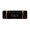 Personalise Custom Red Carpet Return Address Label