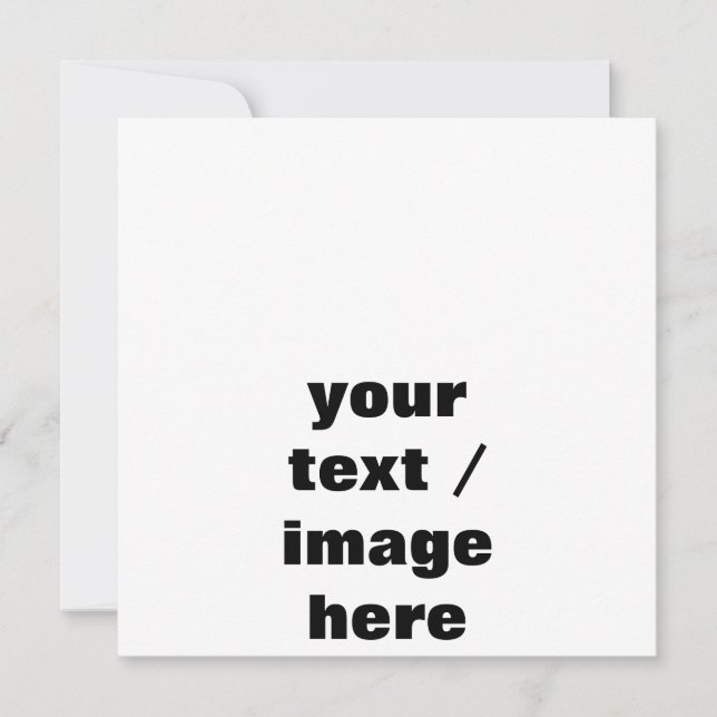 Personalise Customise  Invitation (Front)