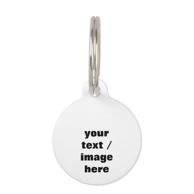 Personalise Customise  Pet Tag (Front)