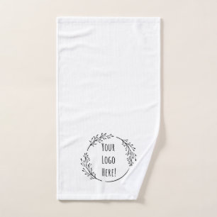 Personalise Customise Product Business Logo School Hand Towel