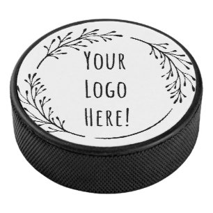 Personalise Customise Product Business Logo School Hockey Puck