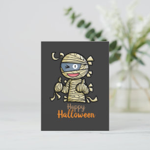 Personalise Cute Happy Mummy Postcard