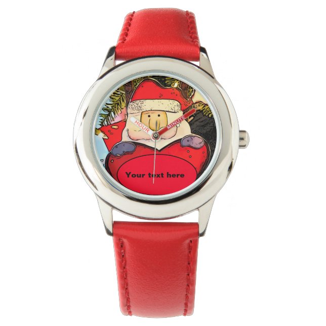 Personalise Cute Santa Watch (Front)