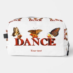 Personalise Dance sign with butterflies  Dopp Kit