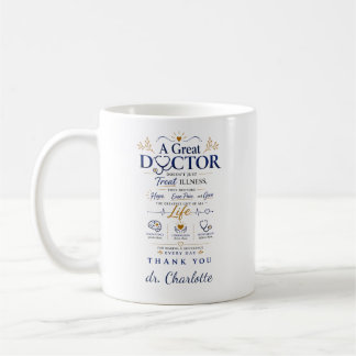 Personalise Doctor Thank You Gifts Coffee Mug