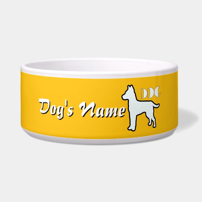 Personalise DOG Logo Sunny Yellow Large Dog  (Front)