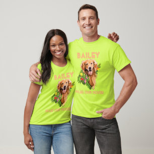 Personalise Dog’s Name and Photo T-Shirt
