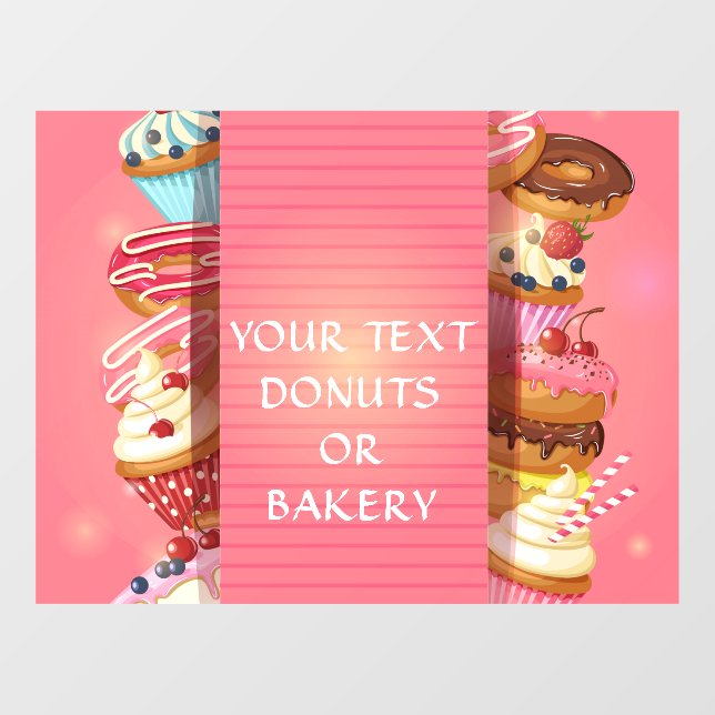 Personalise Doughnuts or Bakery Shop Business (Sheet)