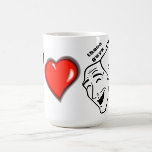 Personalise Drama Masks Coffee Mug