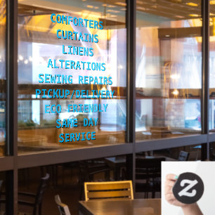 Personalise Dry Cleaners Services Front