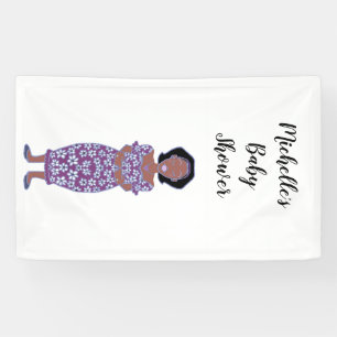Personalise Feminine Female Michelle’s Baby Shower Banner