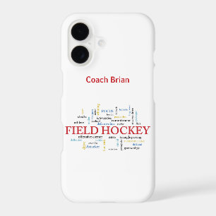 Personalise, Field Hockey Coach Thank You in Words