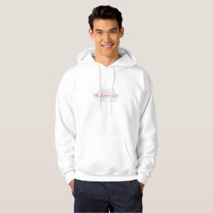 Personalise, Field Hockey Coach Thank You in Words Hoodie