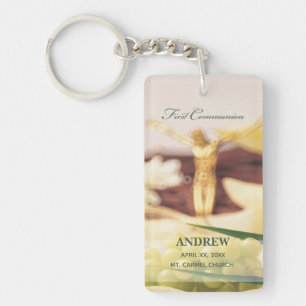 Personalise, First Communion Congratulations Key Ring