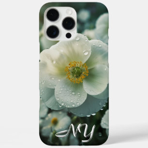 Personalise Floral Monogram Case for iPhone 16 Pro