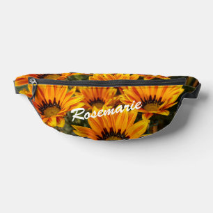 Personalise Flower Sunflower Floral Spring Bum Bags