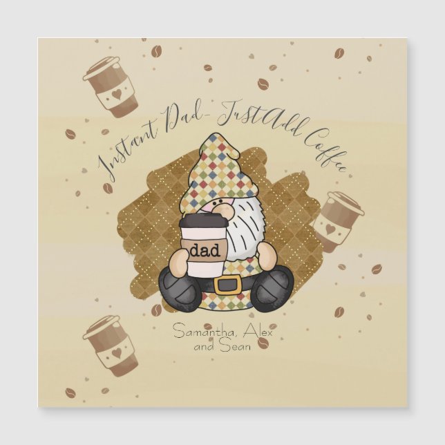 Personalise for Coffee Lover Dad | Vintage (Front)