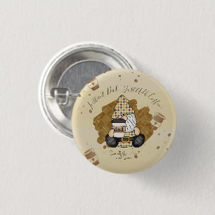 Personalise for Coffee Lover Dad Vintage 3 Cm Round Badge