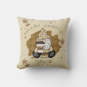 Personalise for Coffee Lover Dad   Vintage Cushion