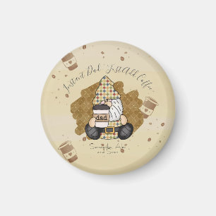 Personalise for Coffee Lover Dad   Vintage Magnet