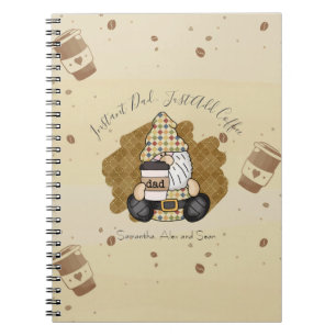 Personalise for Coffee Lover Dad   Vintage Notebook