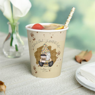 Personalise for Coffee Lover Dad Vintage Paper Cups