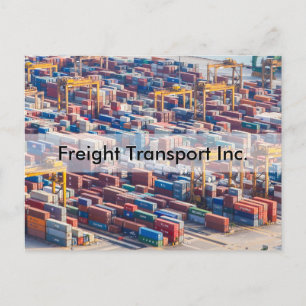 Personalise Freight Transport Invitation Postcard