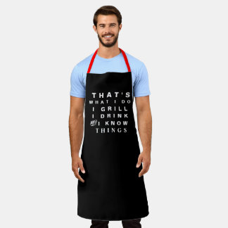 Personalise Funny Grill Baker's Chef Mens Womens  Apron