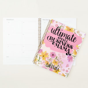 Personalise Gift Business Planner for Mum