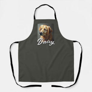 Personalise Golden Retriever Apron