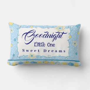 Personalise Goodnight Little One Sweet Dreams Lumbar Cushion
