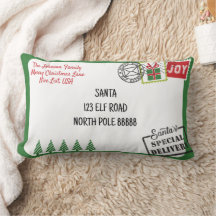Personalise Green Santa Letter Christmas