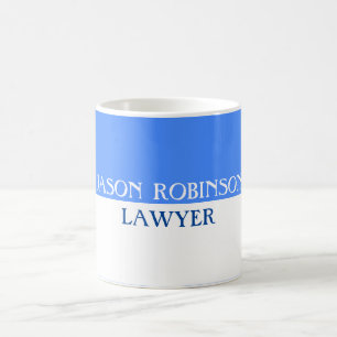 Personalise half-black half-white  coffee mug