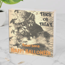 Personalise Halloween Cat