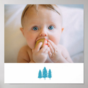 personalise happy birthday photo keepsake poster
