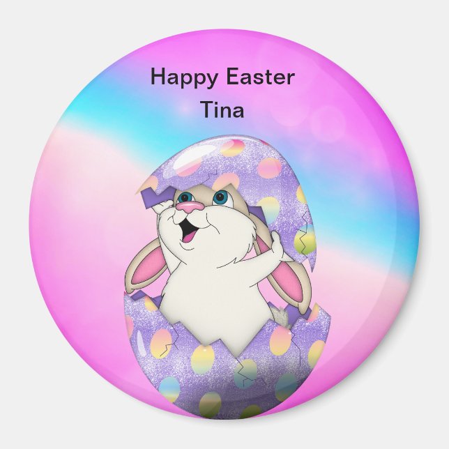 Personalise Happy Easter magnet (Front)