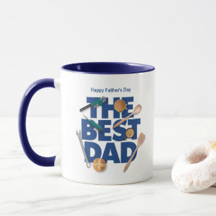 Personalise Happy Father's Day The Best Dad Mug