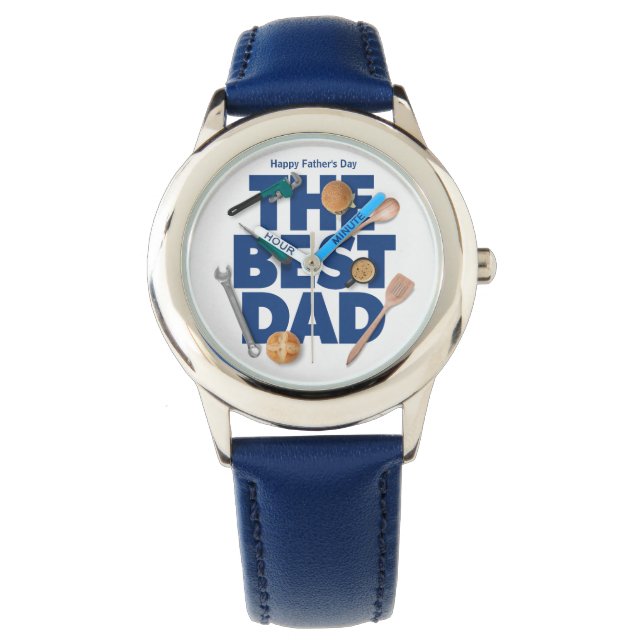 Personalise Happy Father's Day | The Best Dad Watch (Front)