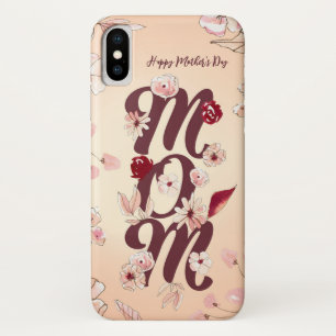 Personalise Happy Mother's Day Mum iPhone X Case