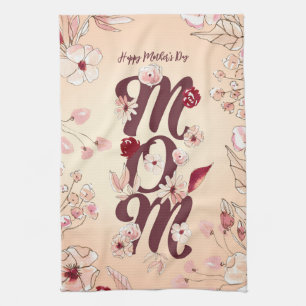 Personalise Happy Mother's Day Mum Tea Towel