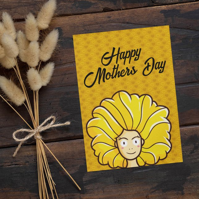 Personalise Happy Mother's Day Yellow Hair (Creator Uploaded)