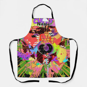 Personalise Hearty Hearts + More Kitchen Craft Apron